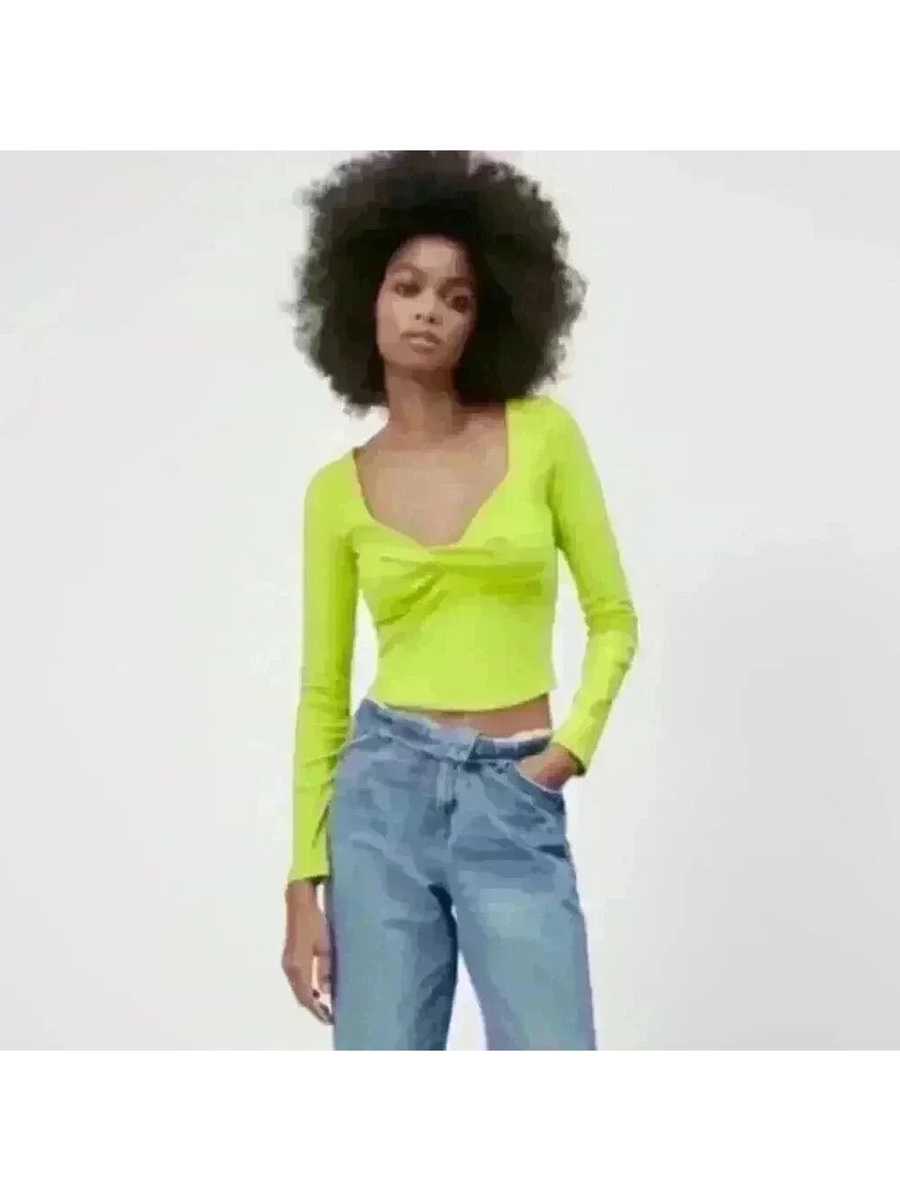 Zara Neon Crop Top